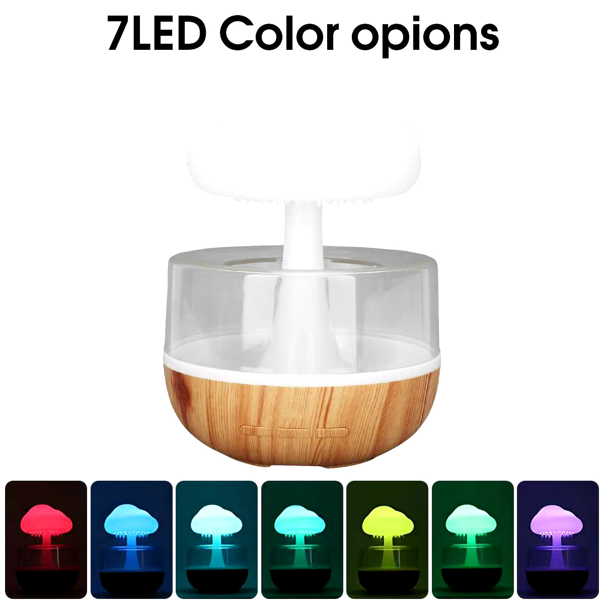 Mini Air Humidifier USB Electric Aroma Diffuser Essential Oil Purifier Aromatherapy Mist Maker Lights for Car Home Bedroom